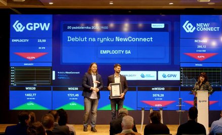 Emplocity już na małej giełdzie
