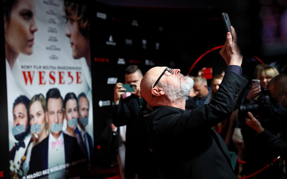 Reżyser Wojciech Smarzowski przed premierą filmu „Wesele”.