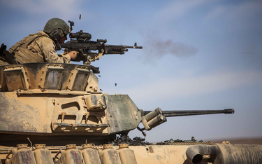 Amerykański żołnierz podczas ćwiczeń w Jordanii (fot. ilustracyjna)