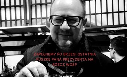 Internauci zapełniają "ostatnią puszkę Adamowicza"