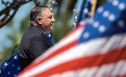 Mike Pompeo, amerykański sekretarz stanu.