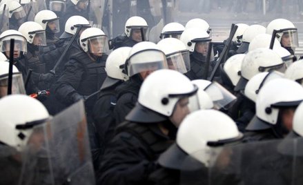 Zamieszki w Jastrzębiu przed siedzibą JSW