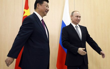 Xi Jinping i Władymir Putin