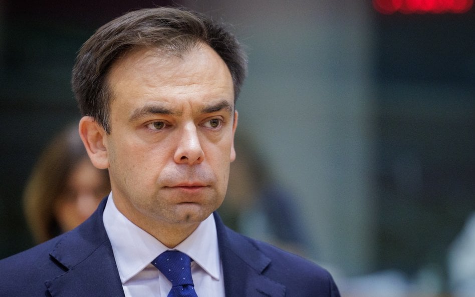 Minister finansów i gospodarki Andrzej Domański