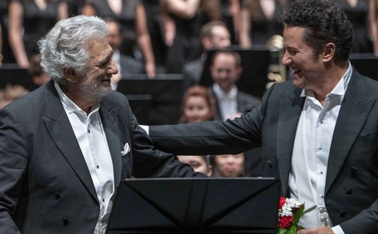 Placido Domingo i Piotr Beczała po „Luisie Miller”
