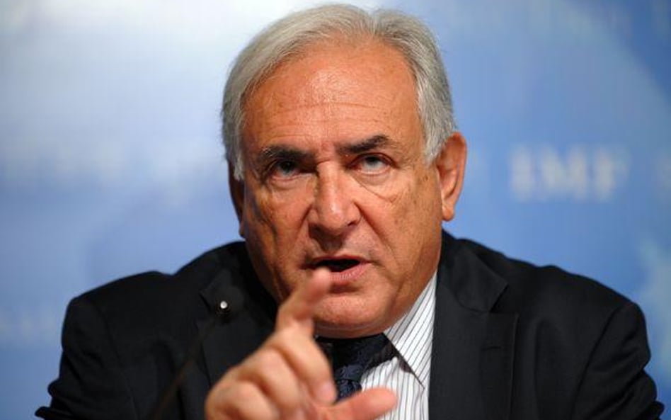 Dominique Strauss-Kahn, dyrektor generalny Międzynarodowego Funduszu Walutowego