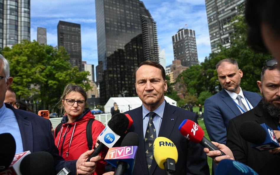 Radosław Sikorski w Nowym Jorku