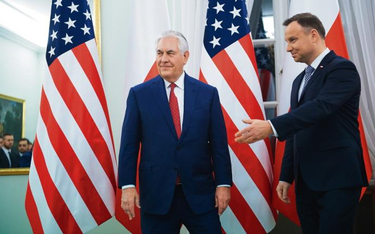 Amerykański sekretarz stanu Rex Tillerson odwiedził Polskę, by we wspólnym interesie naszych dwóch k