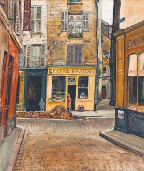 „Uliczka w Paryżu”.