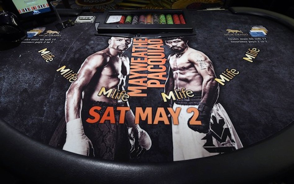 O walce Manny'ego Pacquiao i Floyda Mayweathera w Las Vegas