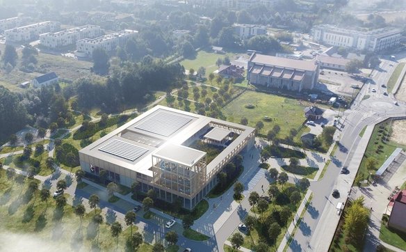Wizualizacja pływalni na Białołęce