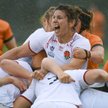 Kapitan reprezentacji Anglii w rugby Sarah Hunter (w środku) wymieniona została jako jeden z wzorów 