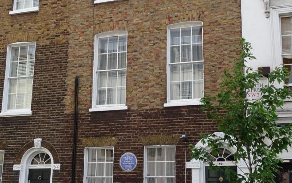 Pierwszy dom P.L. Travers w Londynie