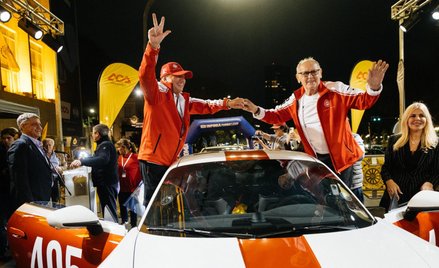 Sobiesław Zasada na mecie XXIII Gran Premio Argentino Histórico w Argentynie (2026 r.)