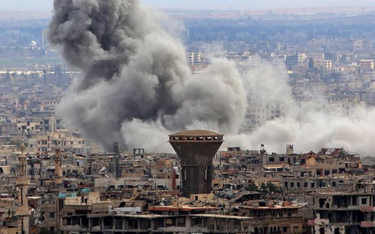 27 lutego. Widok z Damaszku na wschodnią Ghutę, gdzie w warunkach oblężenia od czterech lat żyje oko