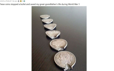 Sześć monet, które uratowały życie belgijskiego żołnierza