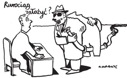 Komentarz rysunkowy. Rurociąg założyć?