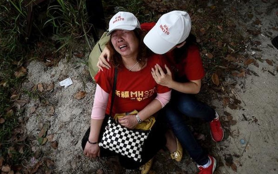 Kuala Lumpur. Krewni pasażerów zaginionego malezyjskiego samolotu MH370