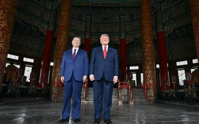 Kto tu się będzie śmiał ostatni? Xi Jinping i Donald Trump w pekińskiej Świątyni Nieba, 14 maja 2026