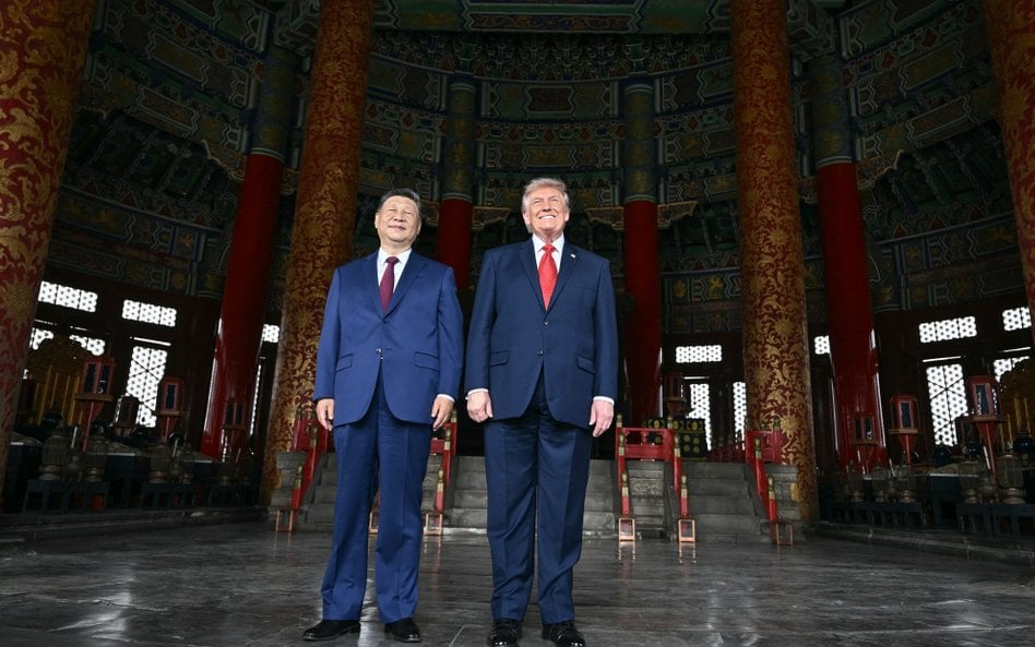Kto tu się będzie śmiał ostatni? Xi Jinping i Donald Trump w pekińskiej Świątyni Nieba, 14 maja 2026