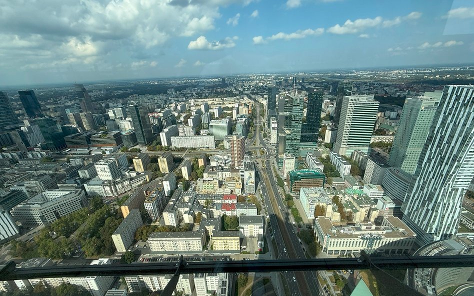 Widok w kierunku północnej części miasta
