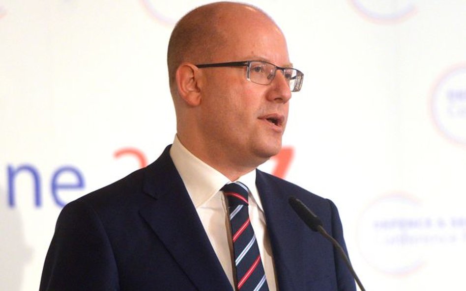 Premier Czech Bohumil Sobotka