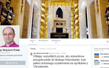Abp Wojciech Polak jest siódmym polskim biskupem na Twitterze