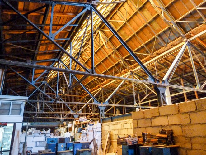 Oryginalna więźba dachowa prztrwała niezmienina do naszych czasów