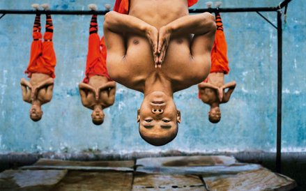 Mnisi w klasztorze Szaolin - Chiny