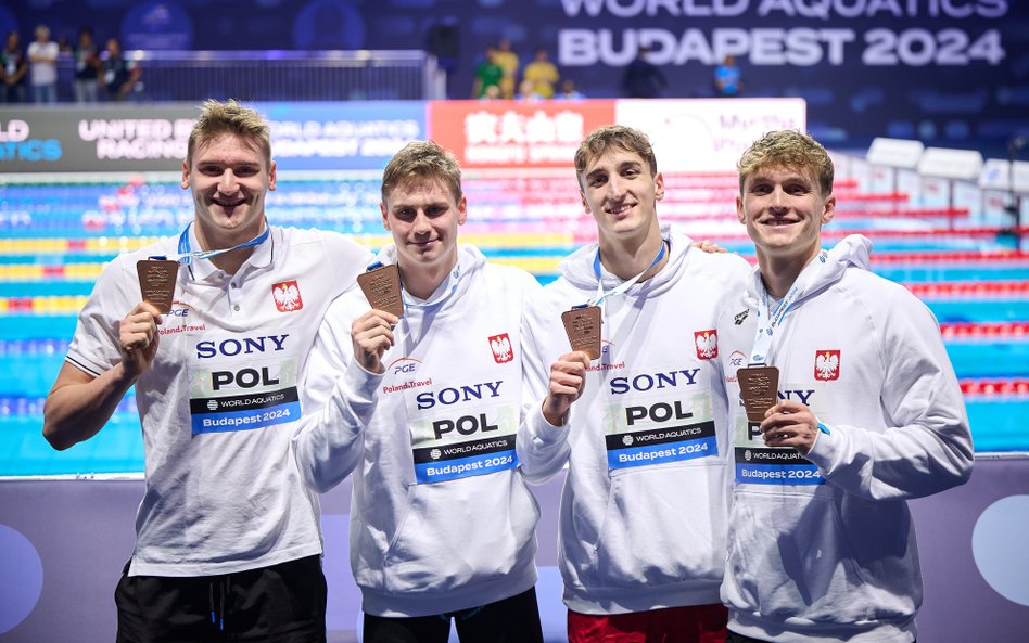 Kamil Sieradzki, Jakub Majerski, Ksawery Masiuk i Kacper Stokowski zdobyli w Budapeszcie brązowe med