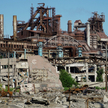 Ruiny zakładu Azowstal w Mariupolu