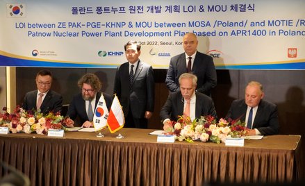 Drugą elektrownię jądrową w Polsce wybudują Koreańczycy. Jest list intencyjny