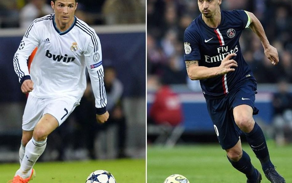 Cristiano Ronaldo i Zlatan Ibrahimović, najlepsi strzelcy w historii Realu i PSG