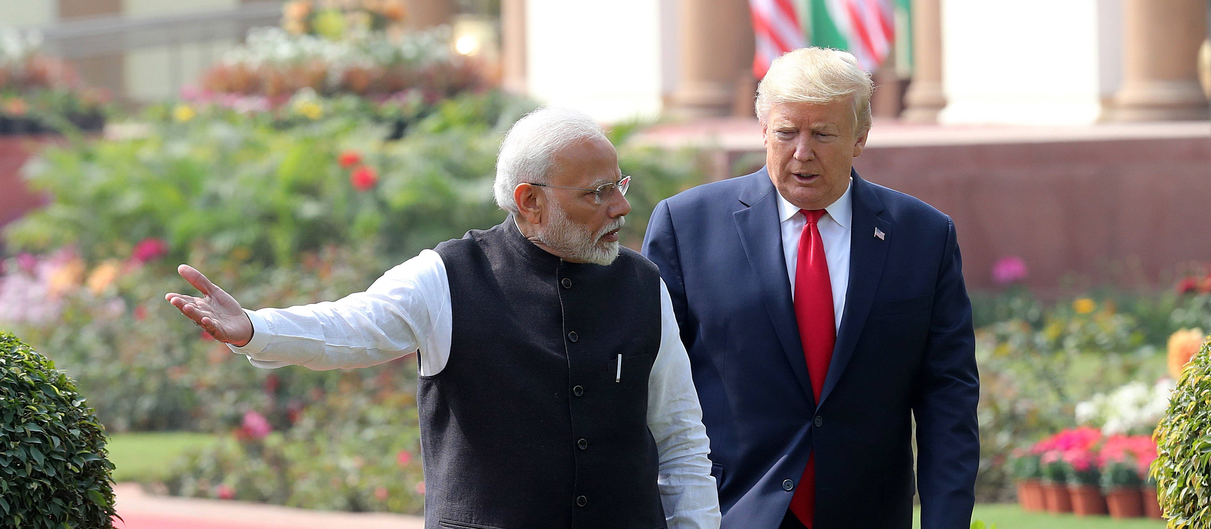Donald Trump chce się pogodzić z Indiami, ale Narendra Modi utrzymuje dystans