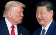 Prezydent Donald Trump i prezydent Chin Xi Jinping. Zdjęcie archiwalne