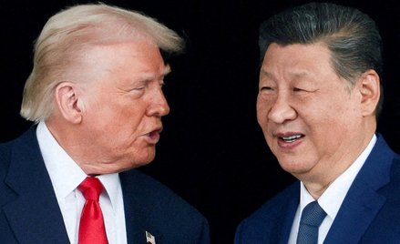 Prezydent Donald Trump i prezydent Chin Xi Jinping. Zdjęcie archiwalne