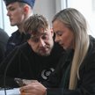 Oskarżony Łukasz Żak (2P) na sali rozpraw Sądu Rejonowego dla Warszawy-Śródmieścia