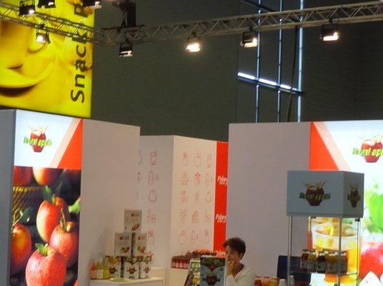 Stoisko „Poland tastes good” na targach Anuga w Kolonii w 2021 r.