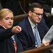 Olga Semeniuk-Patkowska i Mateusz Morawiecki