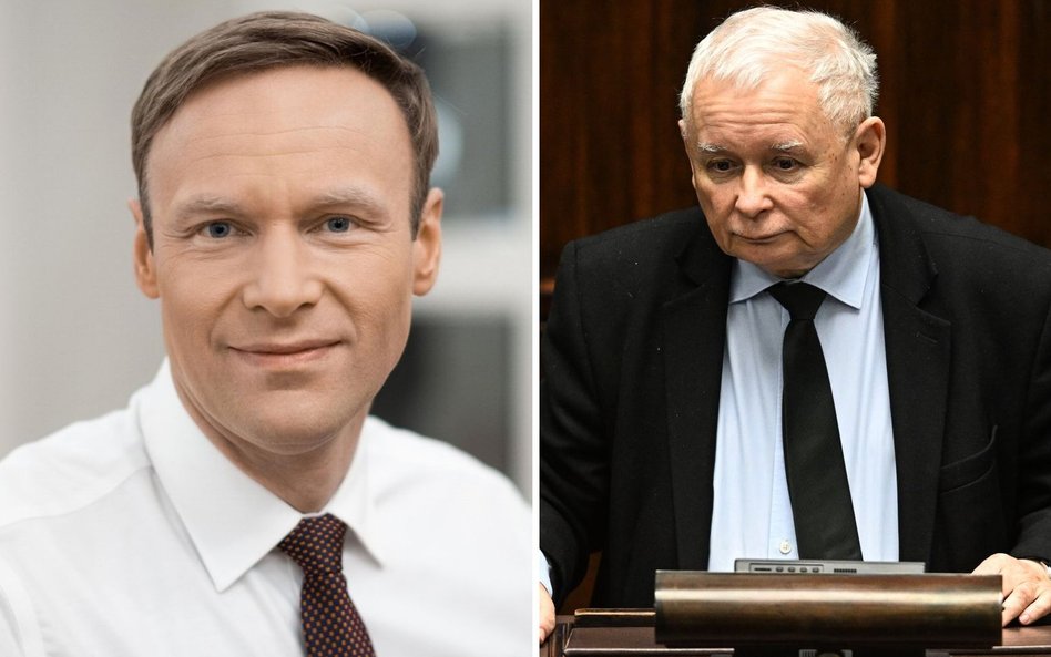 Marcin Mastalerek i Jarosław Kaczyński