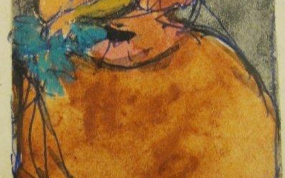 Alina Dawidowicz, akwarela/ papier