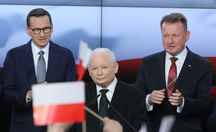 Mateusz Morawiecki (z lewej) według ogółu ankietowanych najlepiej spełnia kryteria, o których mówił 