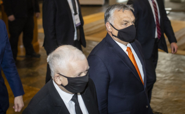 Jarosław Kaczyński i Viktor Orbán w czasie „Warsaw Summit”