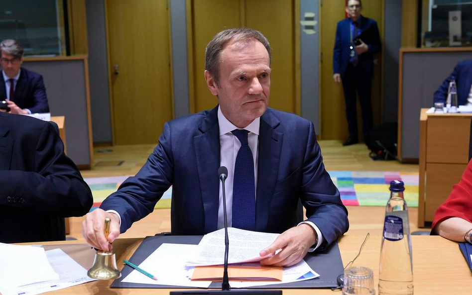 Tusk: Przełożenie brexitu uzależnione od przyjęcia umowy May