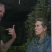 Martin McDonagh i Frances McDormand na planie filmu „Trzy billboardy za Ebbing, Missouri”