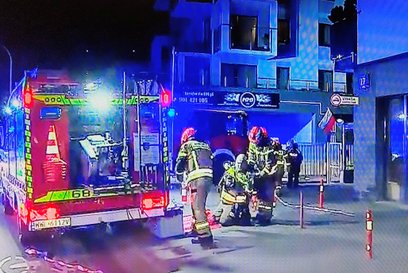 W akcji gaśniczej brało udział ponad 30 strażaków