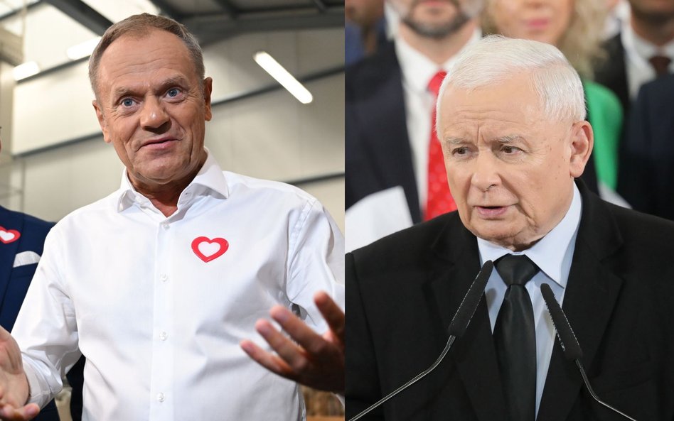 Donald Tusk i Jarosław Kaczyński