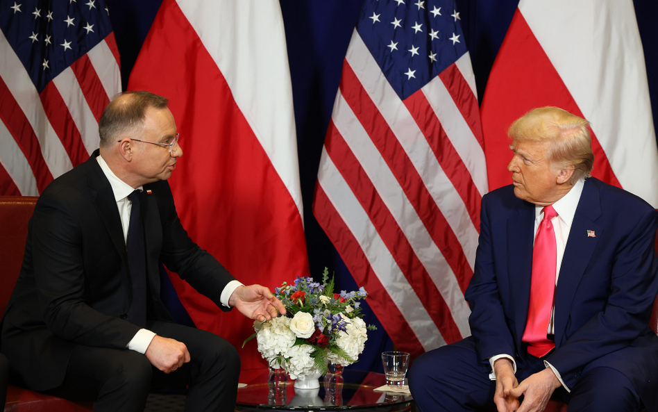 Andrzej Duda i Donald Trump