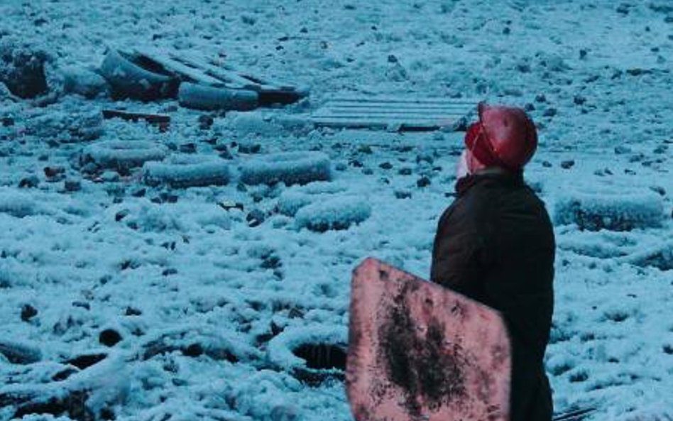 Protestujący musieli stawić czoła oddziałom milicji, tzw. Berkutowi.
