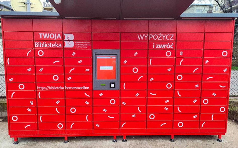 Książkomaty działają już w innych dzielnicach, m.in. na Bemowie